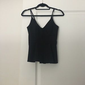 Black tank blouse