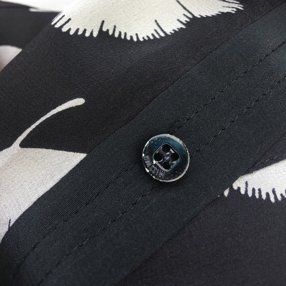 ✨SOLD✨ Miss Wu by Jason Wu Delicate Leaf Print Top - Picture 3 of 3