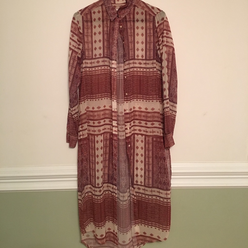 Beautiful light weight button up size small