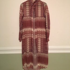 Beautiful light weight button up size small