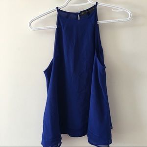 ZARA blue tank for the summer XS