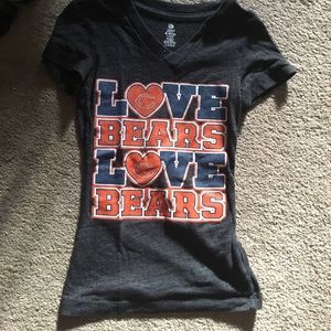Black& orange LOVE BEARS tee shirt