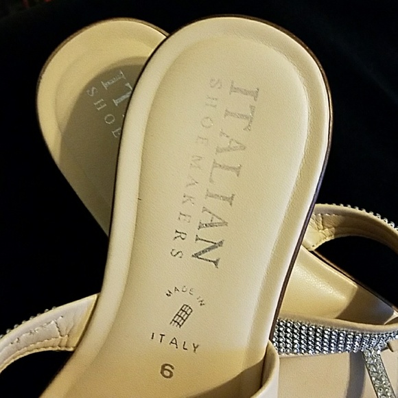 Italian Rhinestone sandals - Picture 3 of 6