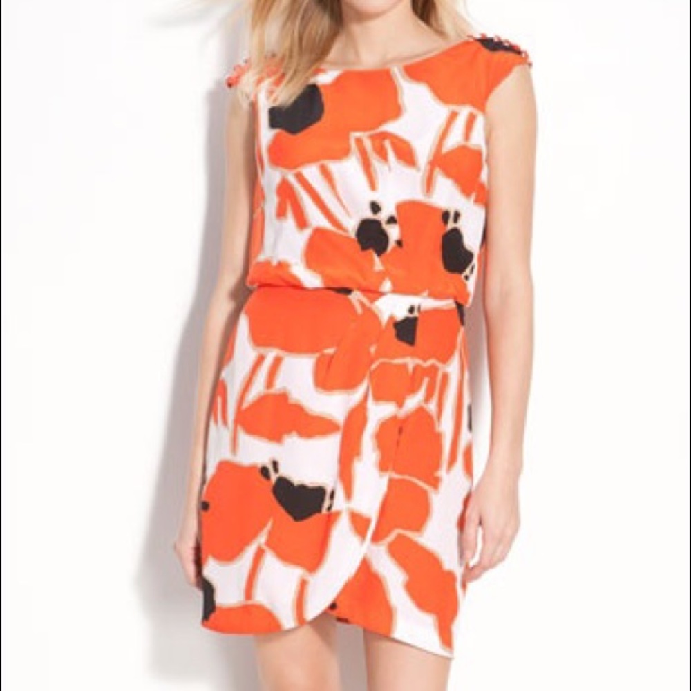 Plus Size 20W Jessica Simpson Poppy Print Dress