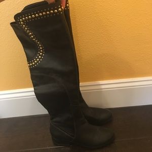 BETSEY JOHNSON SHANAH OVER THE KNEE BOOTS