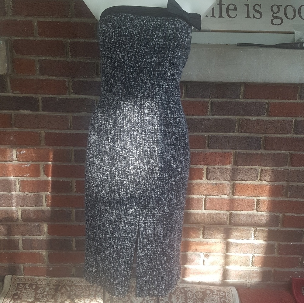 Express Tweed Strapless Dress