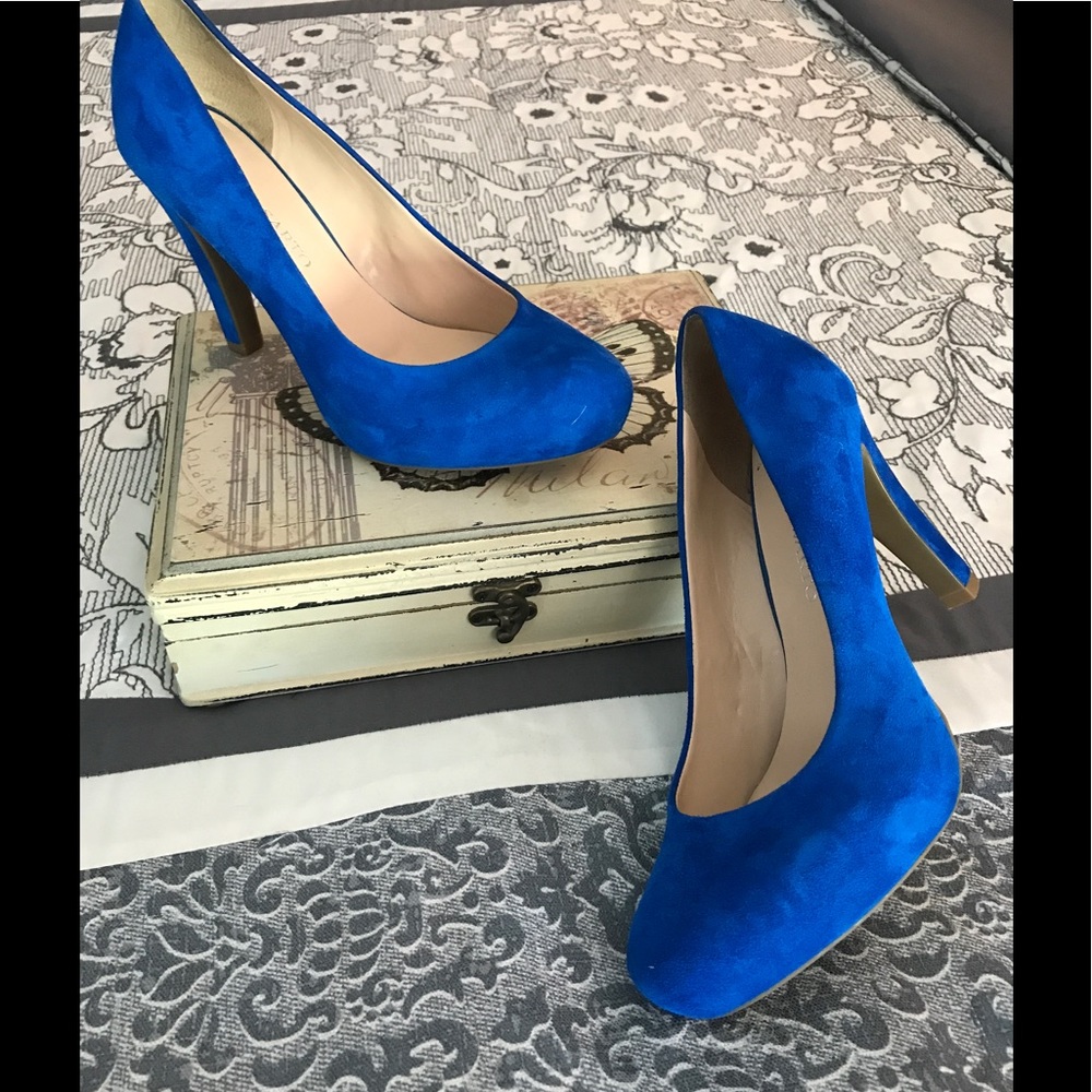 Suede Leather Heels