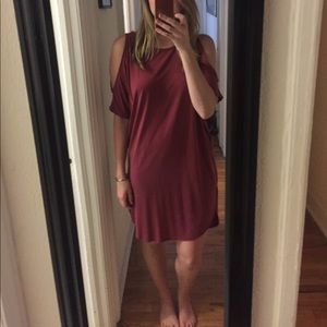 Lush Cold Shoulder Dress
