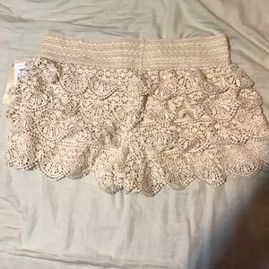 Lace shorts