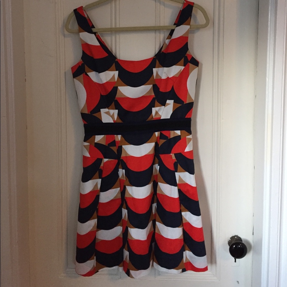 Milly Bold Print Cotton Dress 6
