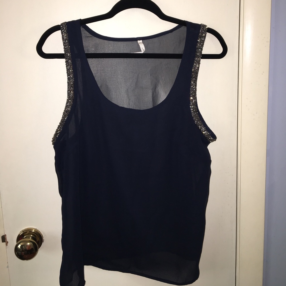 Navy blue tank