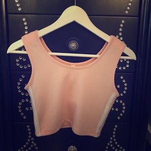 Light pink crop top