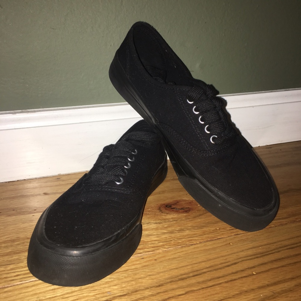Black sneakers