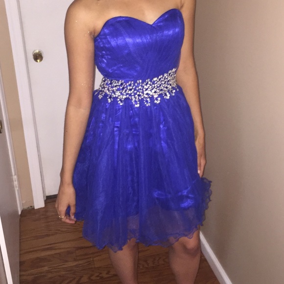 KARMA Royal Blue Formal Homecoming Dress - Picture 8 of 8