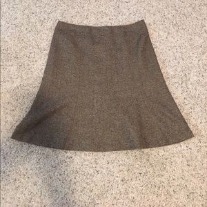 Talbots tweed like flare skirt