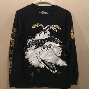 Mens Mishka long sleeve big bird shirt