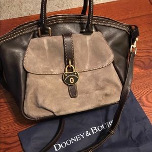 Dooney & Bourke Samba Leather Satchel with Suede