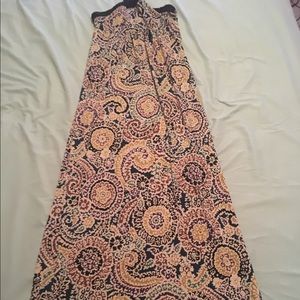 Paisley Halter Maxi Dress