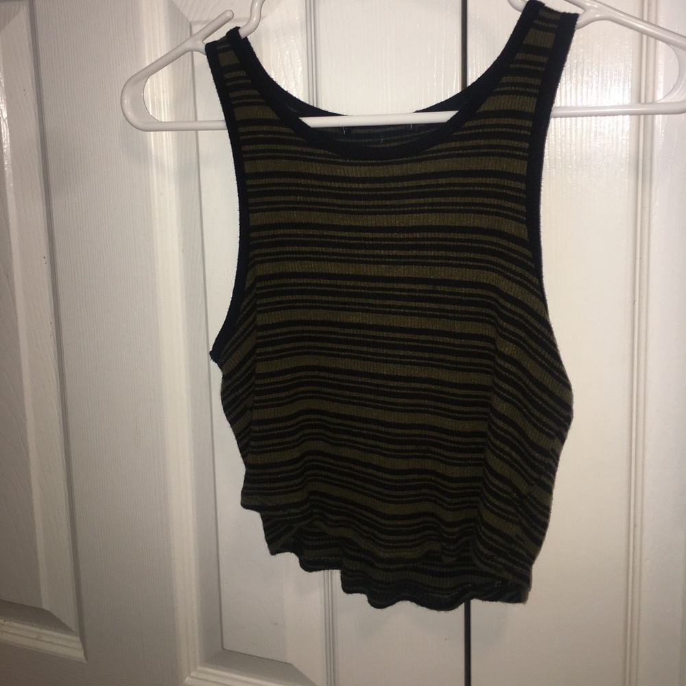 Sriped Crop Top