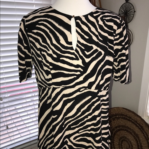 NEW H&M Zebra Striped Dress - Picture 3 of 6