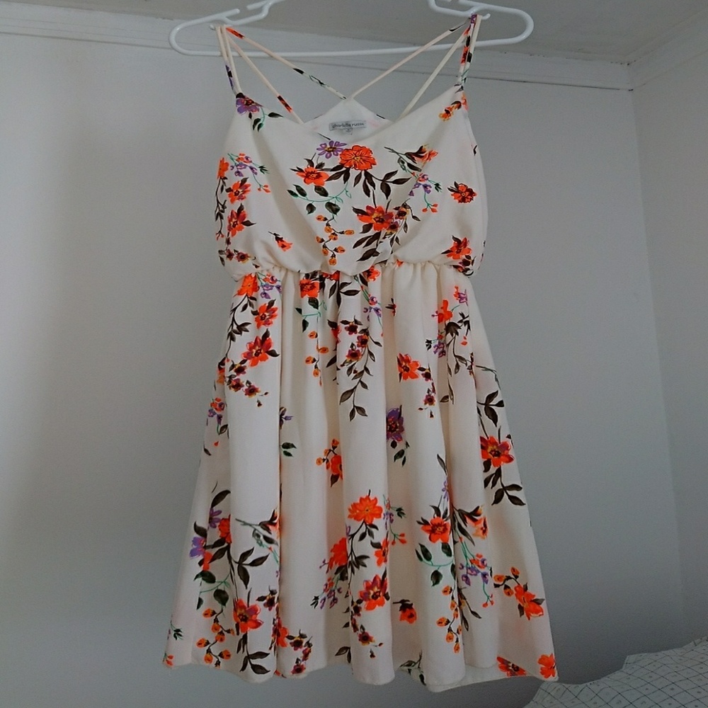 Beige Floral Summer / Springs dress