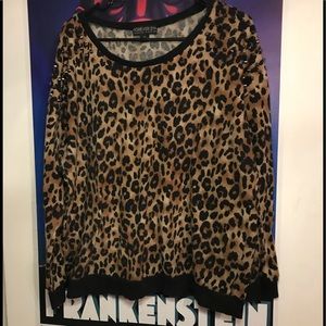Forever 21 Plus Size Leopard Studded Sweater