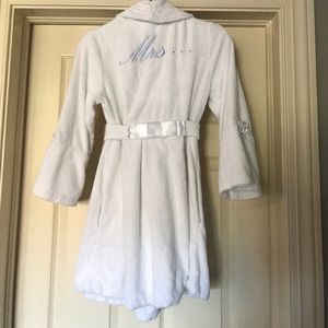 Betsey Johnson Terry Cloth Mrs. Robe