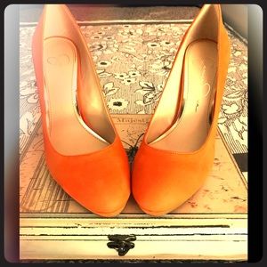 Leather Platform Heels