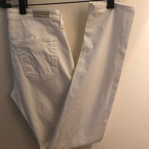 AG "the Stilt" White Denim