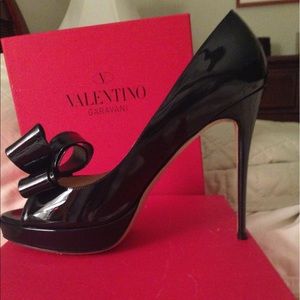 Valentino Couture Bow Open Toe
