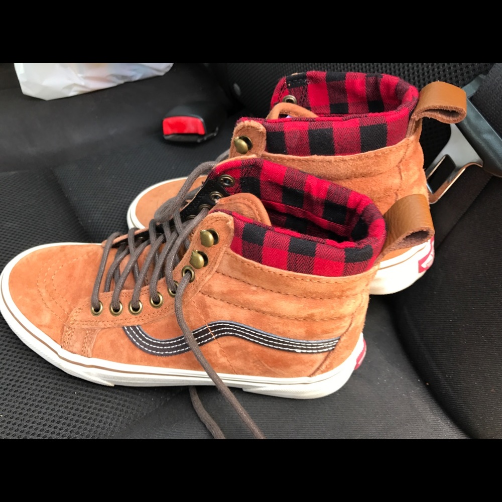 Tan Plaid Vans