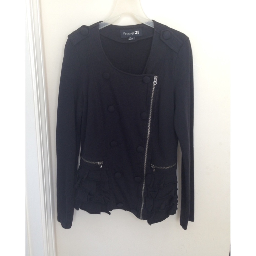 Ruffle waist jacket