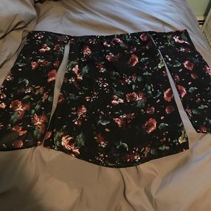 Tobi flowered off the shoulder shirt