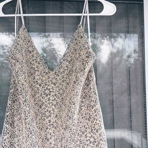 Zara laser cut dress