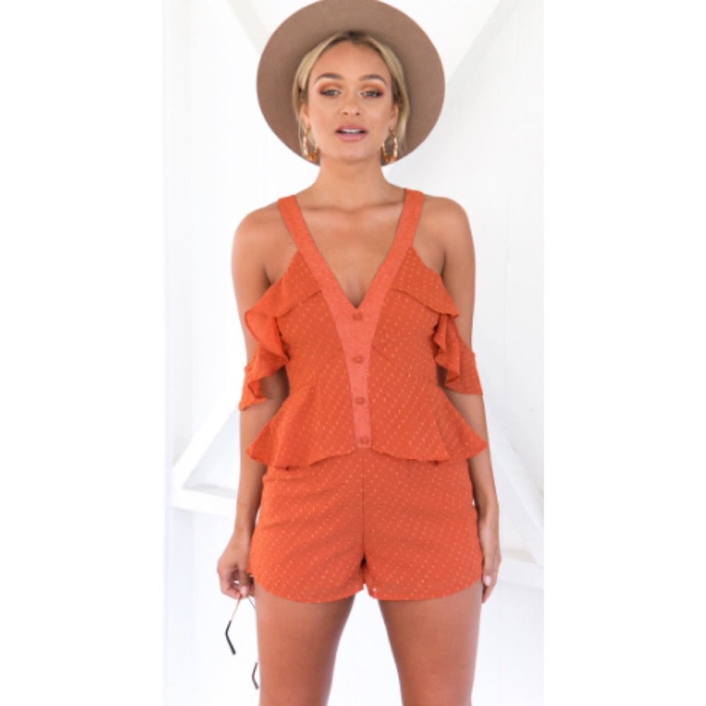 NWT Mura Boutique Pretty Girl Romper Playsuit
