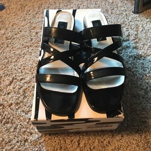 Ipanema sandal, worn once, size 8, black