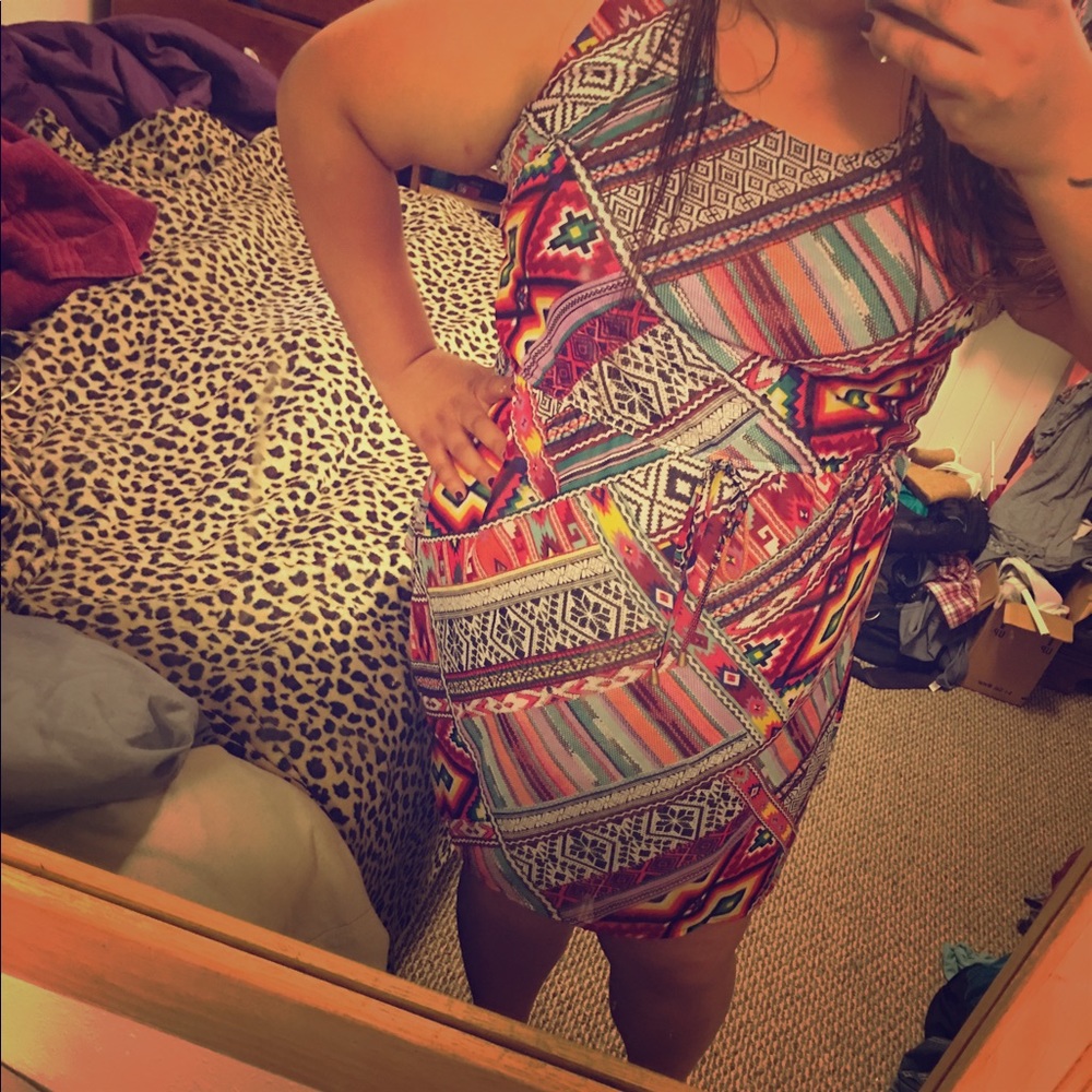 Really cute and colorful tribal dress !!