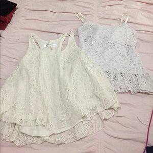Lacy summer tanks
