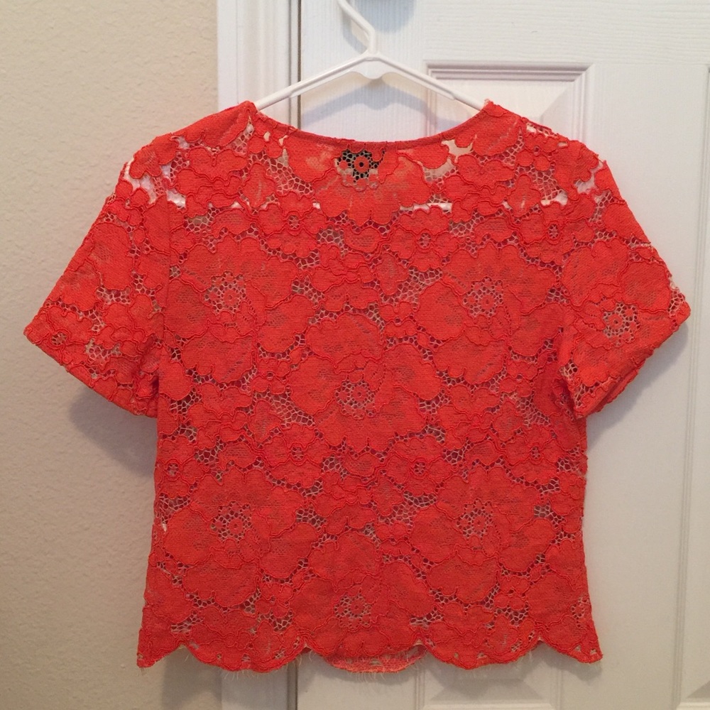 SOLD Topshop lace top US 2 - Picture 7 of 7
