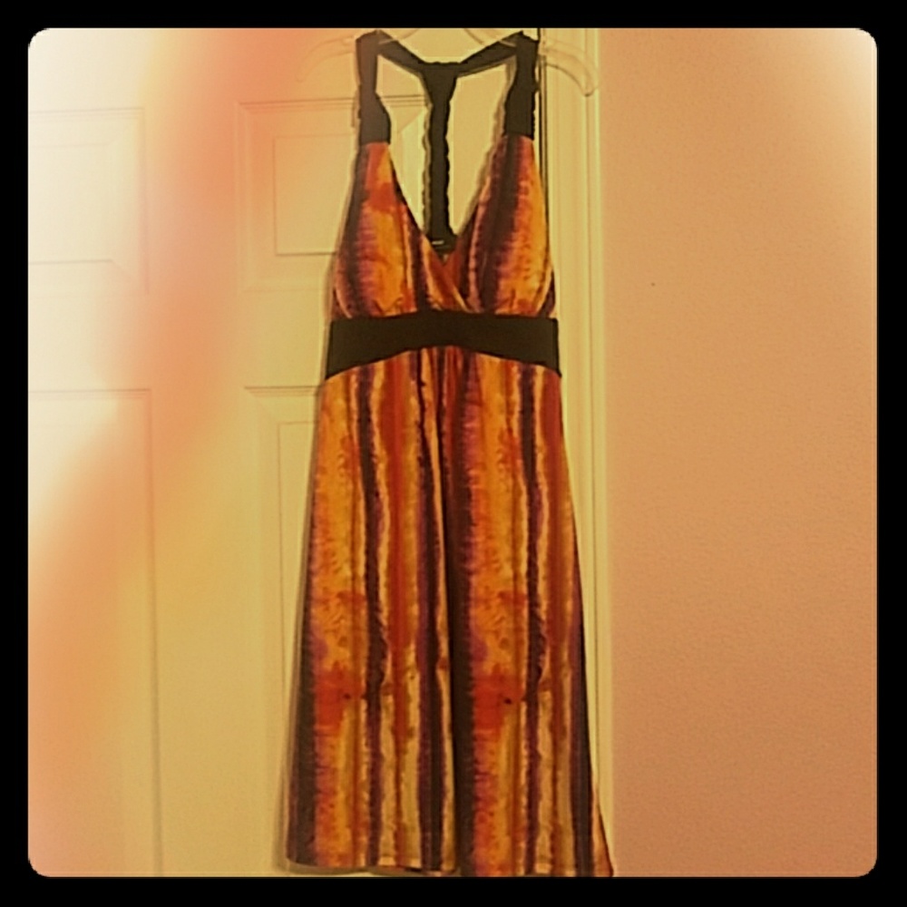 Sunset color dress