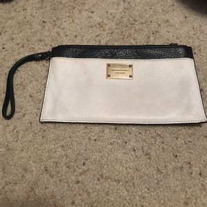 Michael Kors Black & White Wristlet/Clutch