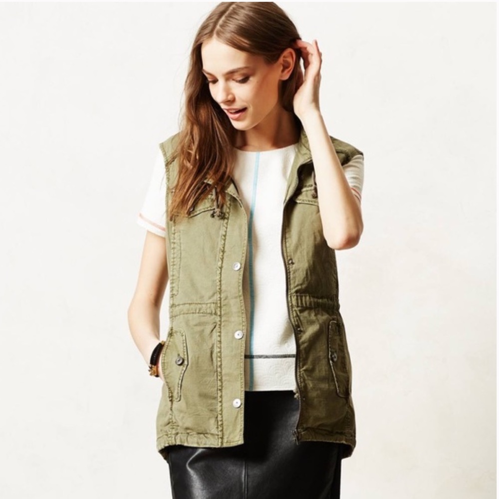 💕Anthropologie Marrakech Anorak Utility Vest