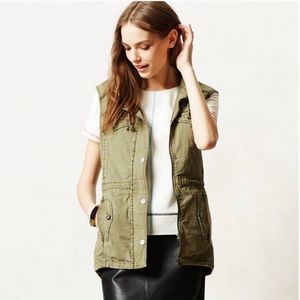 💕Anthropologie Marrakech Anorak Utility Vest