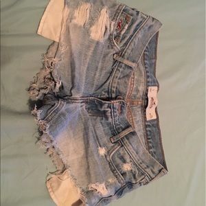 Distressed Hollister Shorts