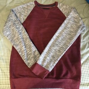 Red/grey sweater