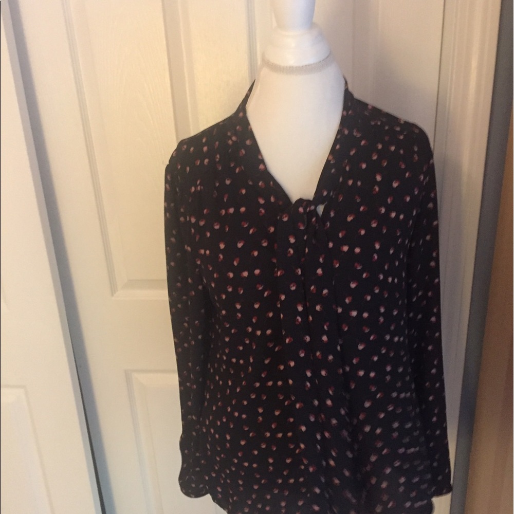 Price Reduced!!! LOFT Blouse with Tie Front