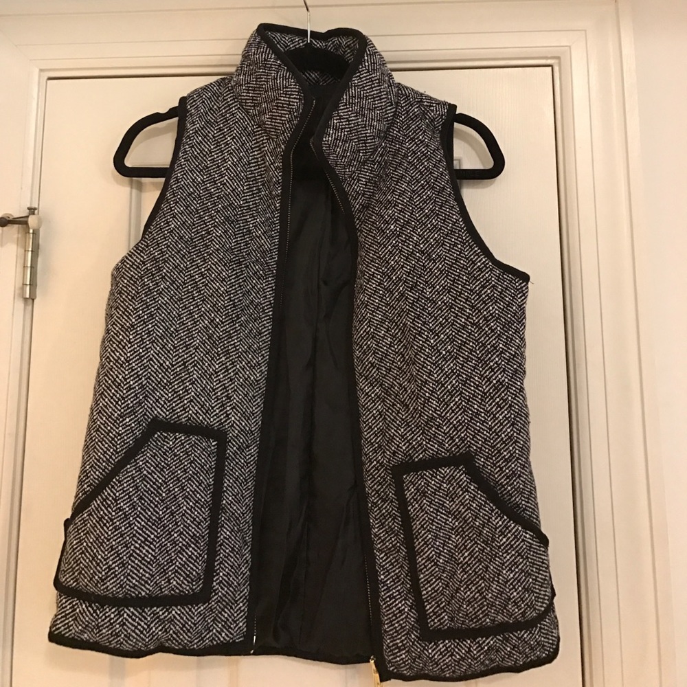 Black and White Vest
