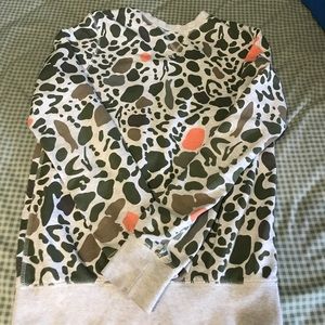 Camo sweater