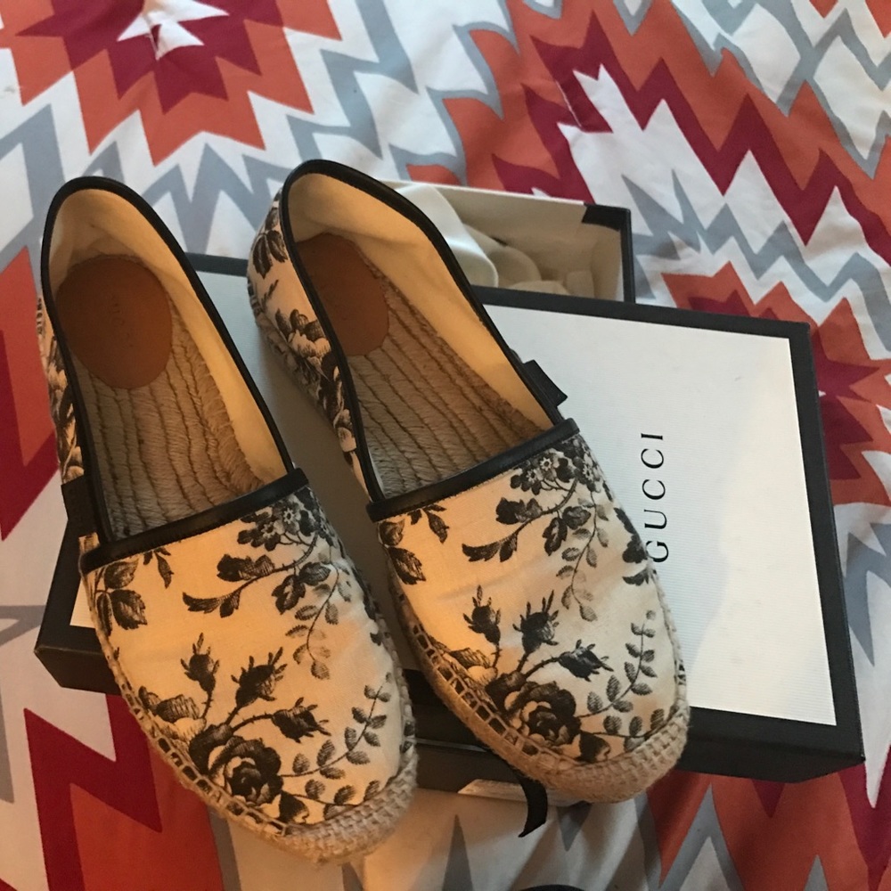 Gucci Floral Espadrilles