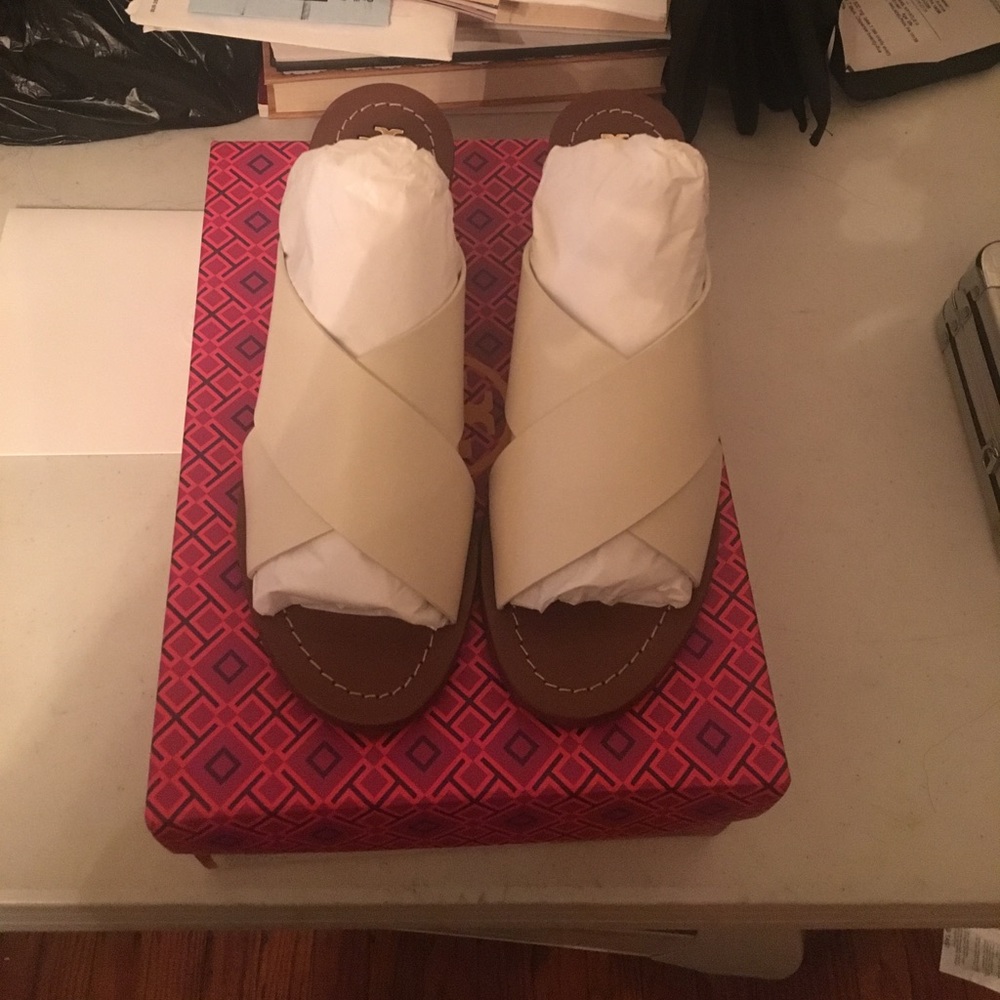 Tory Burch montrose 55M Mule Monark Vachetta